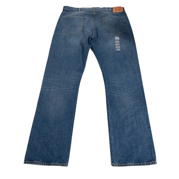 Levis 501 Jeans Blue Denim Pants Original Fit Straight Leg Button Fly